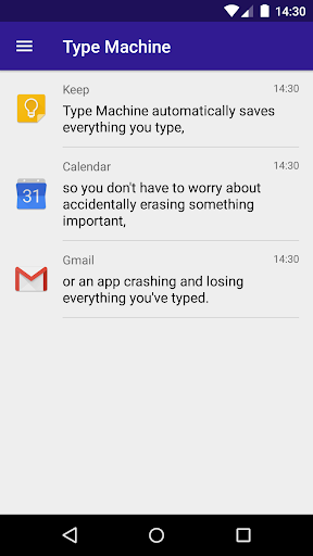 Type Machine screenshot 1
