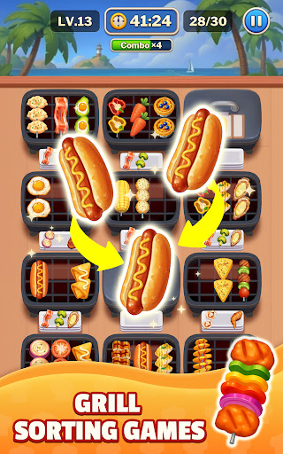 Grill Match - Food Sort Puzzle screenshot 9