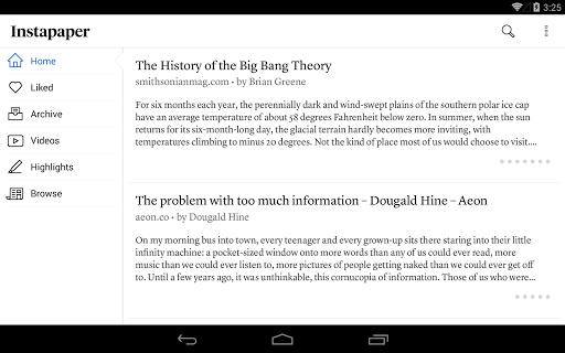 Instapaper screenshot 7