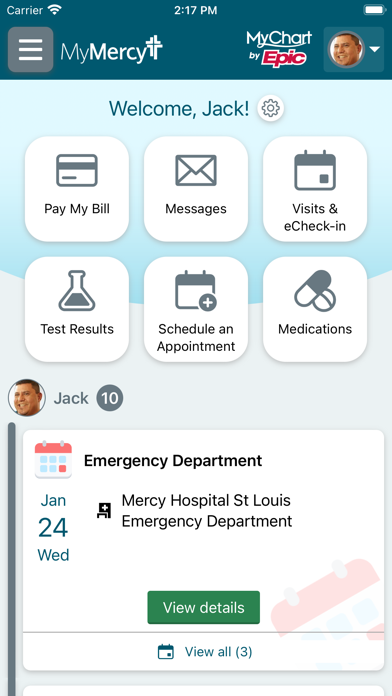 MyMercy+ screenshot 1