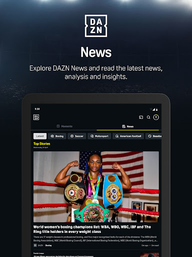 DAZN - Watch Live Sports screenshot 13