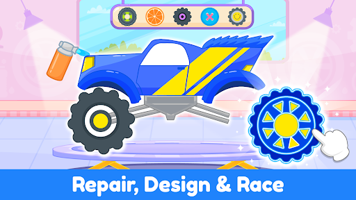 Monster Truck Kids Car Games screenshot 9