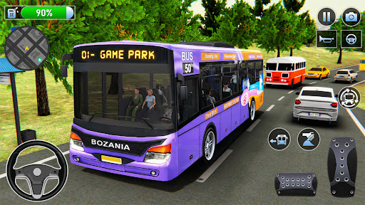 Bus Simulator : 3D Bus Games screenshot 11