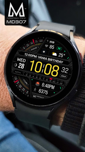 MD307 Digital watch face screenshot 6
