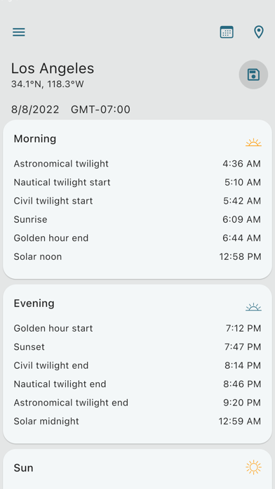 Sun Position: Sunrise/set PRO screenshot 4