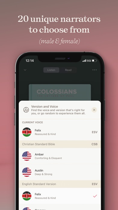 Dwell: Audio Bible screenshot 3