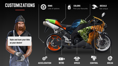 Racing Fever: Moto screenshot 2