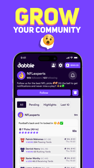 Dabble - Real Money Pick'Em screenshot 7