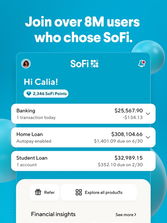 SoFi: Bank, Investing & Crypto screenshot 2