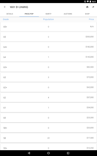 PCGS CoinFacts - U.S. Coin Val screenshot 20