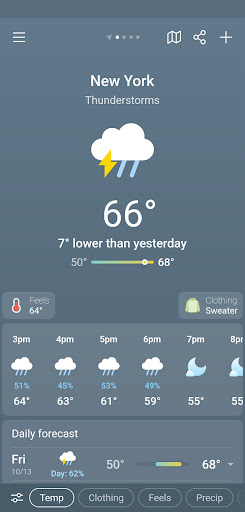 Weather & Clima - Weather Sky screenshot 2