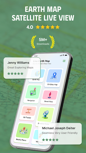 Earth Map Satellite Live View screenshot 1