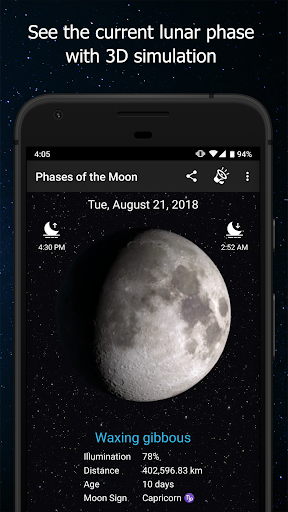Phases of the Moon Pro screenshot 1