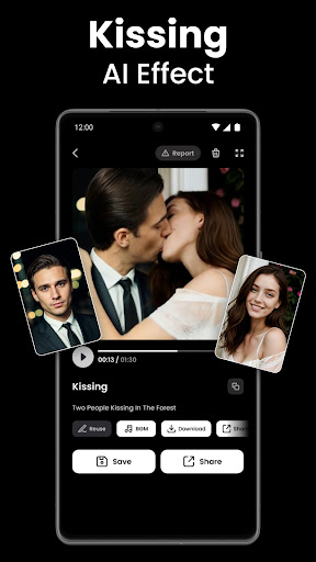 Video AI - AI Hug & Kiss Maker screenshot 1