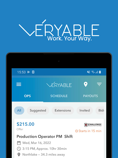 Veryable: Work. Next Day Pay screenshot 8