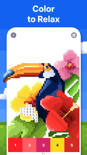 Pixel Art - Color by Number screenshot 1