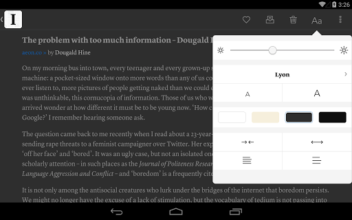 Instapaper screenshot 10