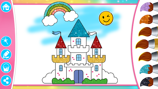 Princess Coloring Book & Games screenshot 7