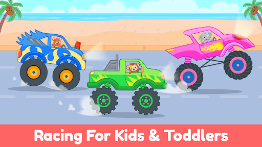Monster Truck Kids Car Games screenshot 11