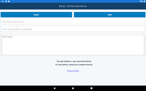 MacroPoint for Truckers screenshot 12