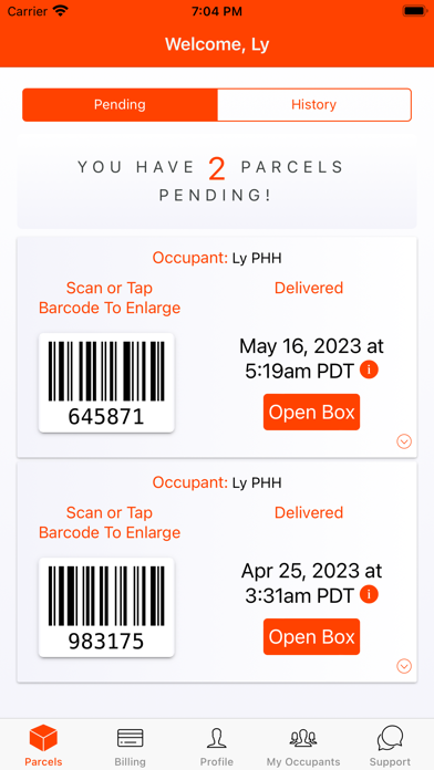 Parcel Pending screenshot 5