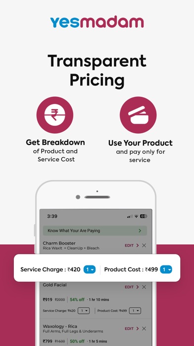 YesMadam Salon & Spa at Home screenshot 7