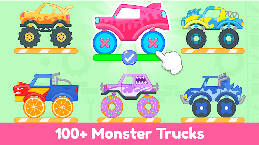 Monster Truck Kids Car Games screenshot 26