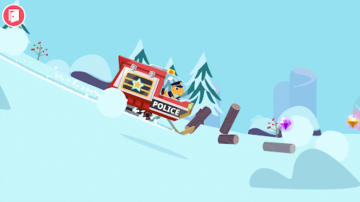 Dinosaur Police Car Games kids screenshot 3