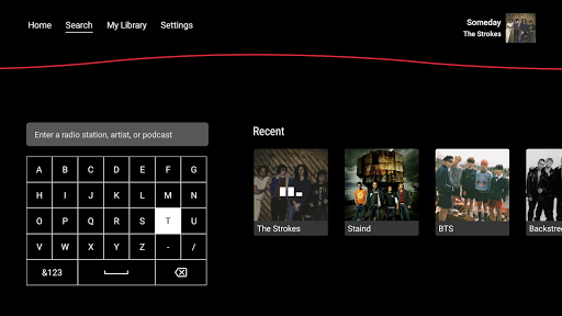 iHeartRadio for Google TV screenshot 1