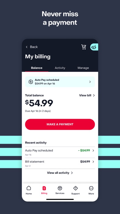 MyFrontier screenshot 4