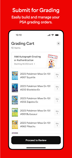 PSA | Pokémon and Sports Cards screenshot 2