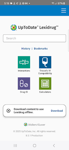 Uptodate Lexidrug screenshot 2