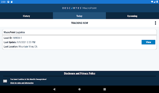 MacroPoint for Truckers screenshot 5