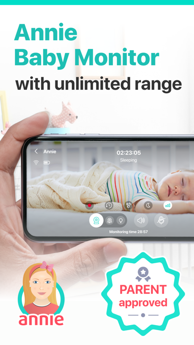 Annie Baby Monitor: Nanny Cam screenshot 1