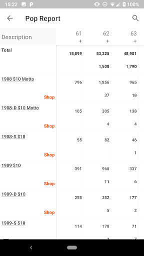 PCGS CoinFacts - U.S. Coin Val screenshot 3