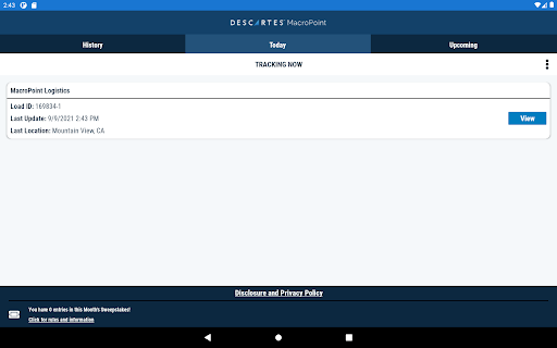 MacroPoint for Truckers screenshot 9