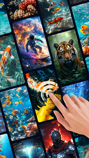 Ripple & 3D Live Wallpaper screenshot 1