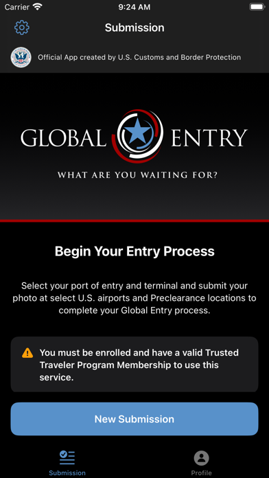 Global Entry screenshot 2