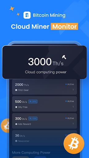 Bitcoin mining - Crypto Miner screenshot 3