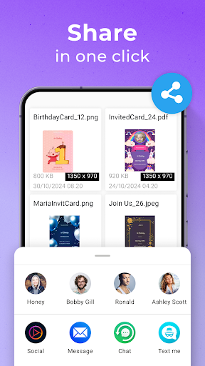 Birthday Invitation Card Maker screenshot 6
