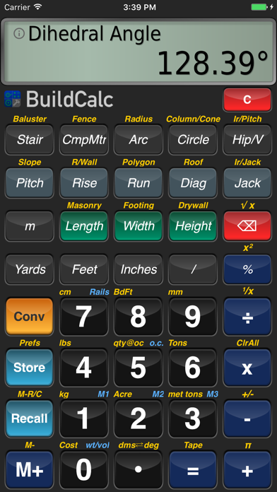 BuildCalc screenshot 1