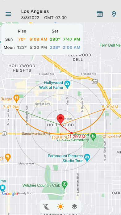 Sun Position: Sunrise/set PRO screenshot 2