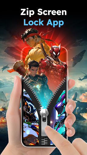 Zipper Lock Wallpapers Screen screenshot 2
