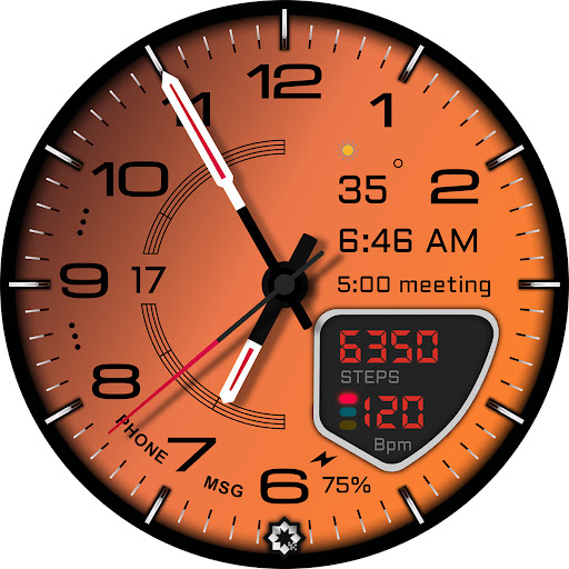 D355 Premium Watch Face screenshot 27