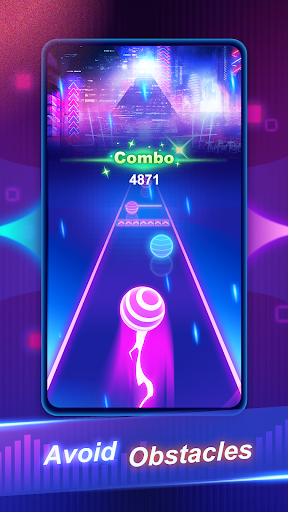 Rolling Music Ball: EDM Rush screenshot 3