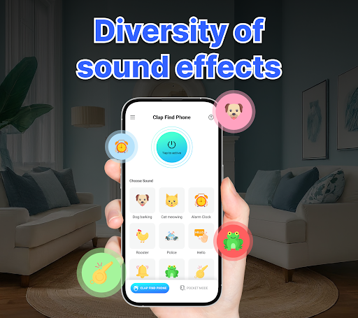 FiMe: Find Phone By Clap Hand screenshot 5