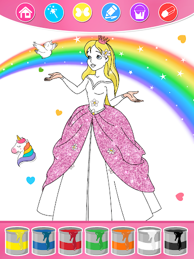Princess Coloring Book & Games screenshot 30