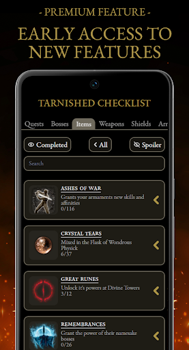 Tarnished Checklist Premium screenshot 5