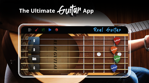 Real Guitar: acoustic electric screenshot 1