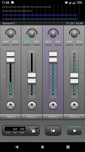 J4T Multitrack Recorder screenshot 1